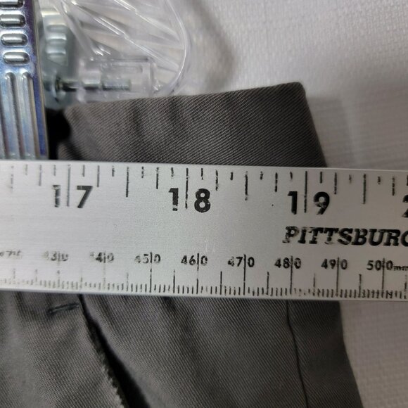 Calvin Klein Bermuda Shorts Mens Size 38 Chino 100% Cotton Dark Gray - Picture 7 of 11